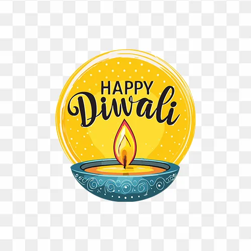 Diwali decoration PNGs with lamps, diyas, and colorful lanterns