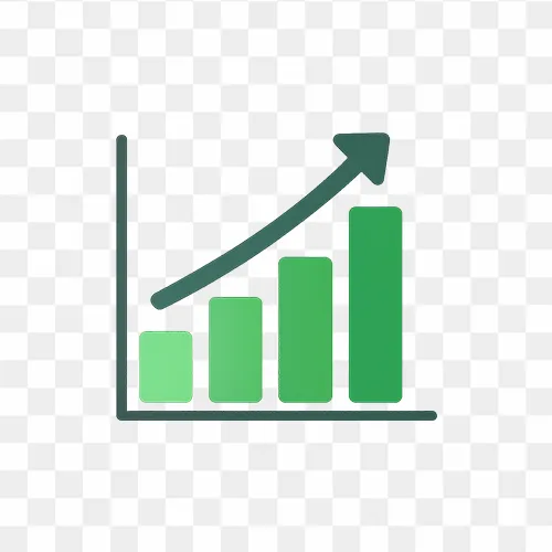 Free PNG Download Growth Bar Chart Icons