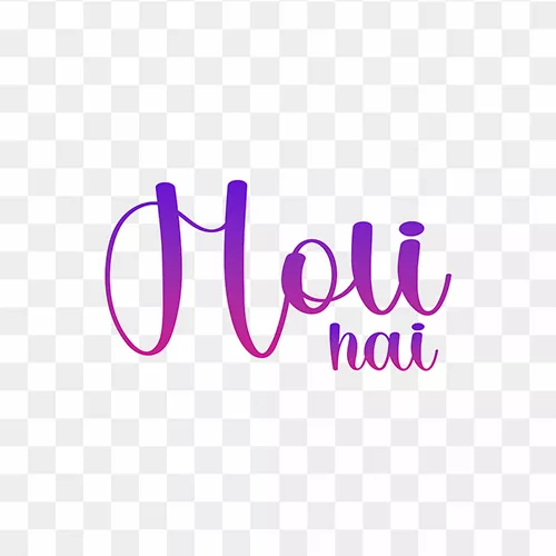 Fun Holi Hai text PNG with colorful splash effect
