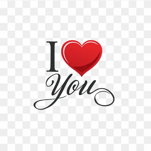 I love you free transparent png image