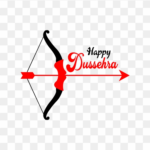 Happy Dussehra Stock png with transparent background