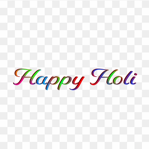 HAPPY HOLI TEXT PNG DOWNLOAD | Happy holi photo, Happy holi, Happy holi  images