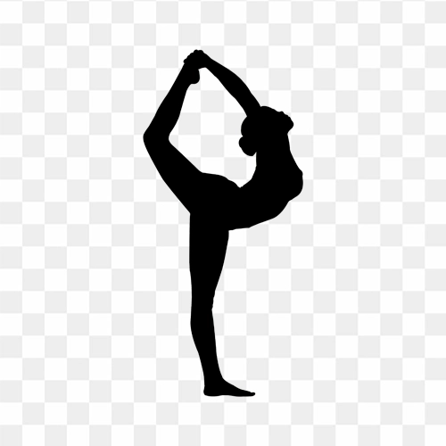 Yoga poses horizontal seamless pattern background Vector Image