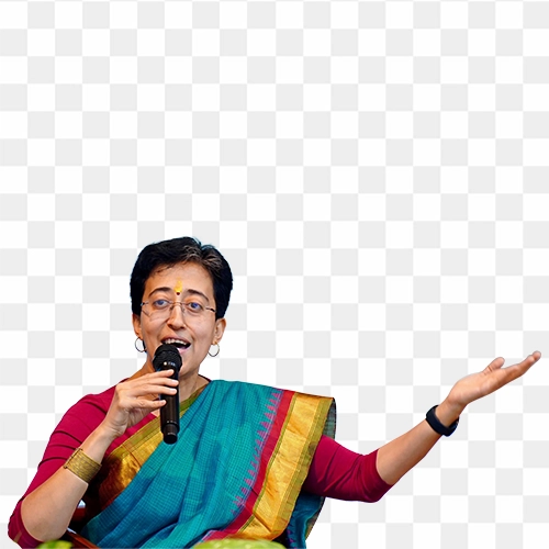 Atishi aam aadmi party politician free transparent png photo