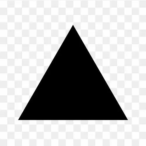 Black Triangle Shape Free HD PNG Image