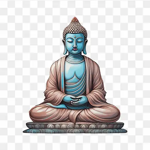 Buddha Meditation Pose png download for free