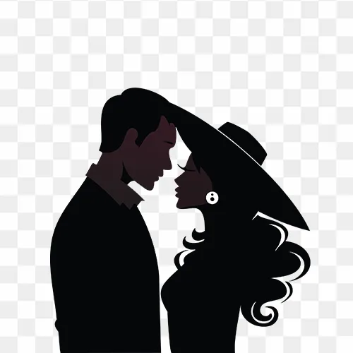 Couple Silhouette PNG Images Free Download