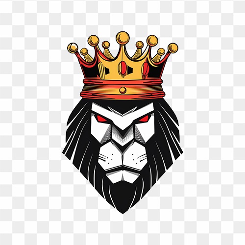 Download King Head Gaming Logo in PNG format