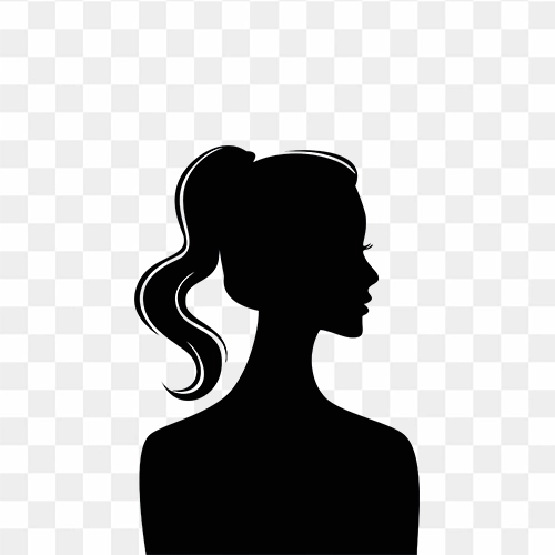 Girl silhouette Free Transparent PNG