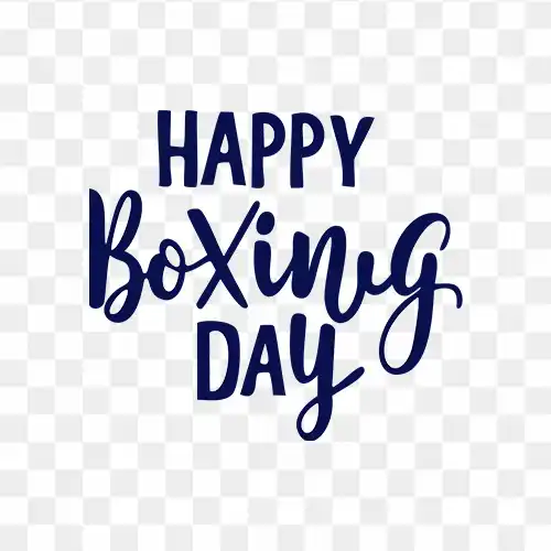 Happy Boxing Day Free Calligraphy Text