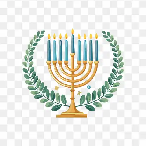 Happy Hanukkah free transparent png image