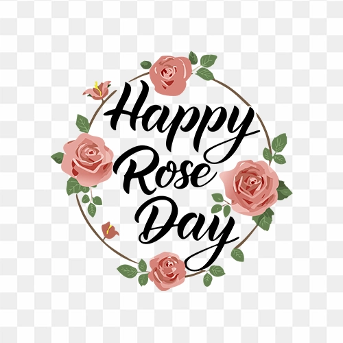 Happy Rose Day Free Transparent PNG