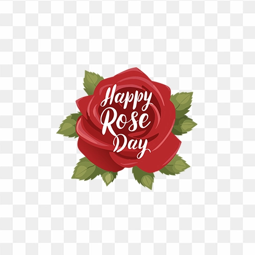 Happy rose day png free download