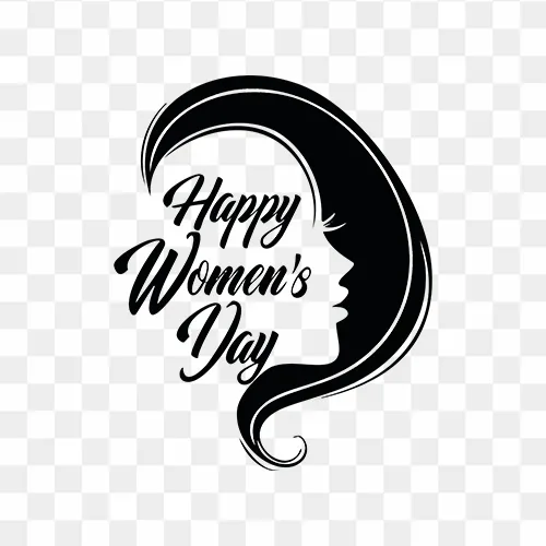 International Womens Day Illustration With Silhouette Women PNG Images