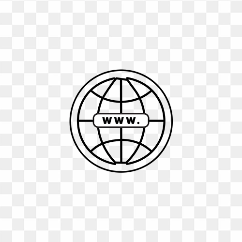 Internet web icon free transparent png