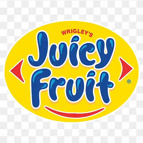 Juicy Fruit HD logo free transparent PNG