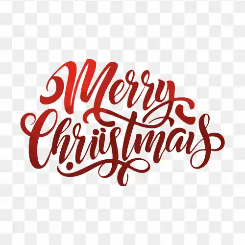 Merry Christmas Text PNG Transparent Images free download