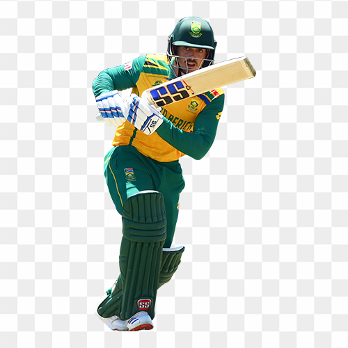 Quinton de Kock South African cricketer free PNG image