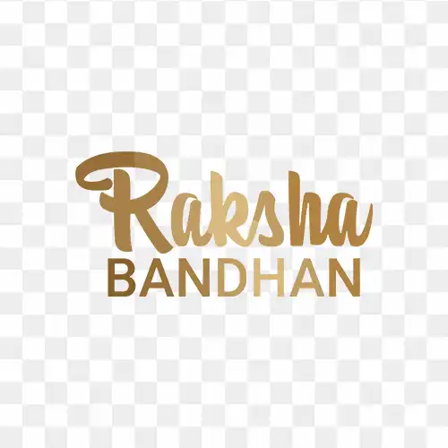 Raksha bandhan text free png image