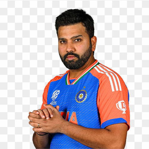 Rohit sharma in new jersey free png image