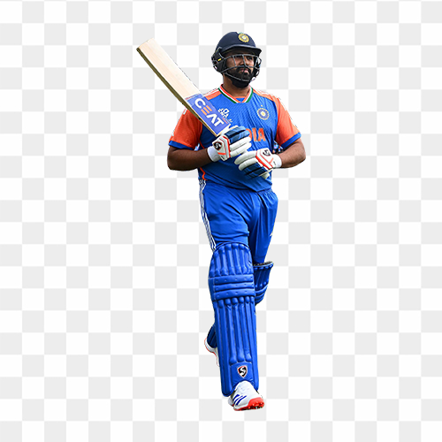 Rohit Sharma Indian cricket team captain HD png image