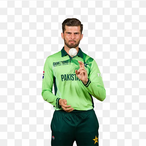 Shaheen Afridi Pakistani cricketer free HD New PNG Photo