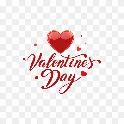 Valentines Day transparent PNG image free download