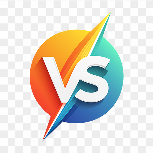 VS letters for sports free transparent png